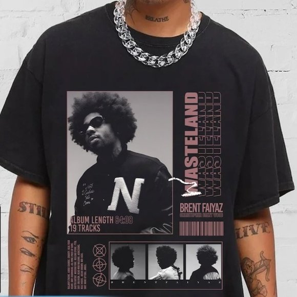 Other - Brent Faiyaz Tee Shirt Brown  Brent Faiyaz Tshirt Brent Faiyaz Shirt